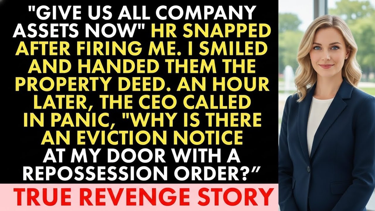 HR Fired Me and Demanded Company Assets — So I Handed Over the Property Deed and Exposed Everything