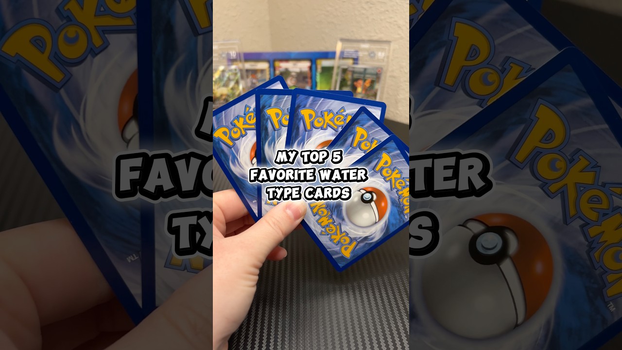 Top 5 Water Type Cards 🌊 