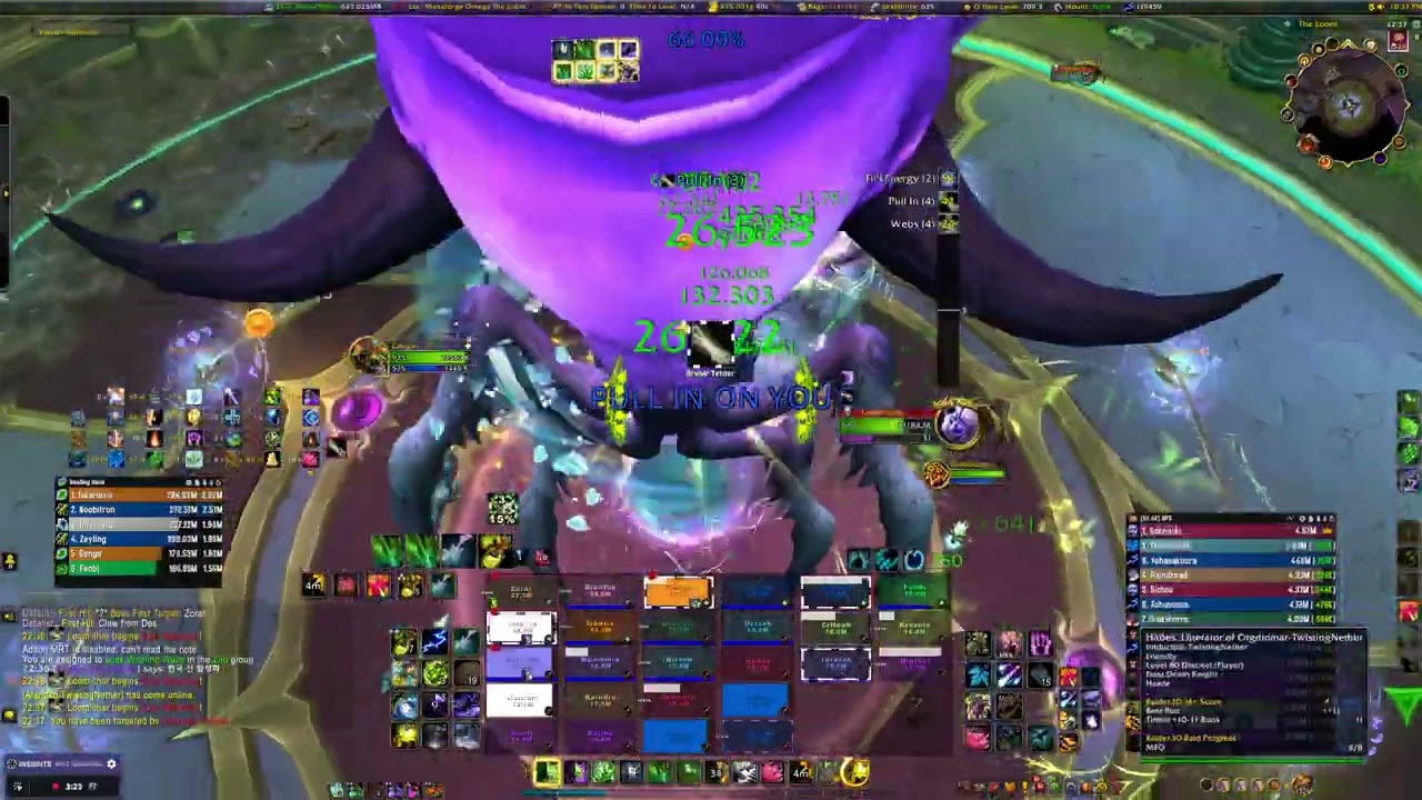 Manaforge Omega HC - Loomithar - Resto Druid pov - War Within season 3