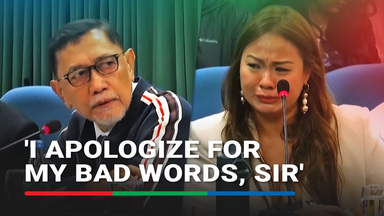 Emotional Krizette Chu apologizes for 'bad words' at House tri-comm hearing | ABS-CBN News
