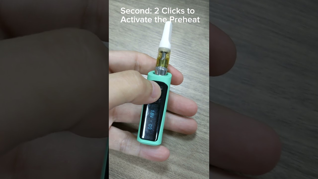 Preheat 510 battery for CBD Cartridge 