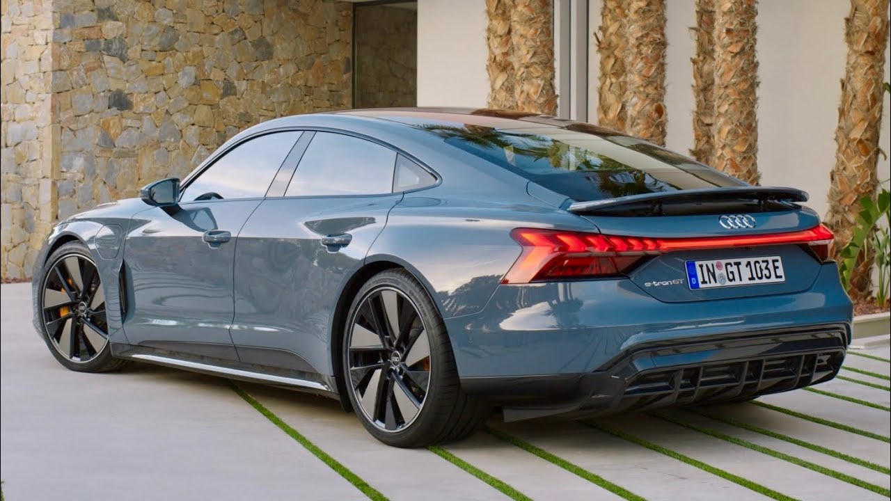 Новый Audi e-tron GT 2021 - ПЕРВЫЙ ВЗГЛЯД: экстерьер, интерьер, вождение и ЦЕНА