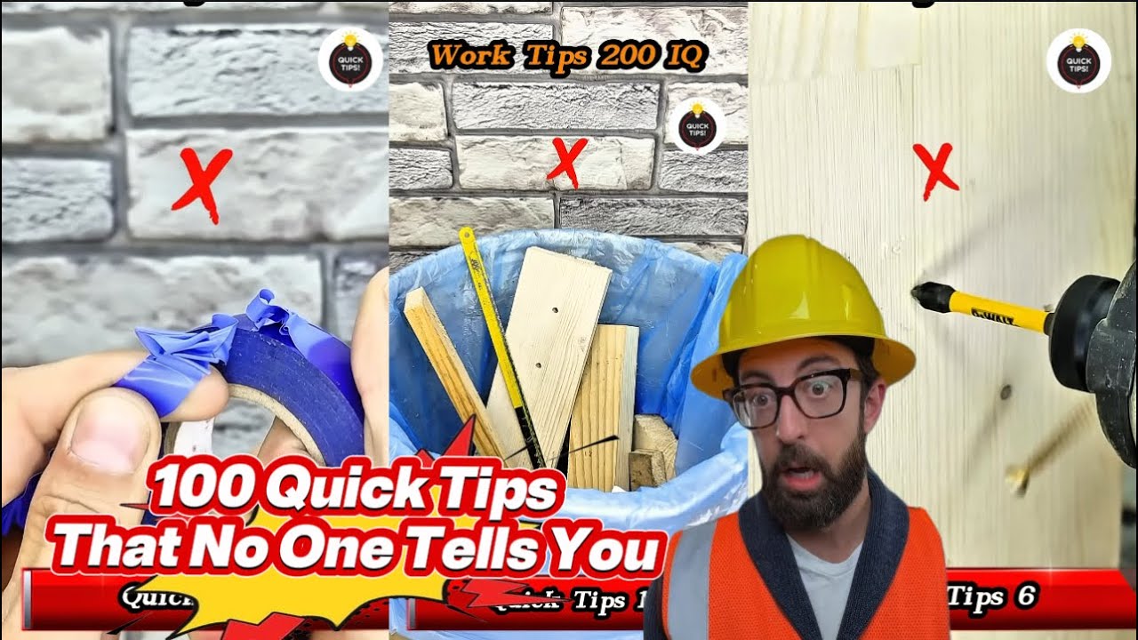 100 Quick Tips That No One Tells You #quicktips #tipsandtricks #smarttips #knowledge 