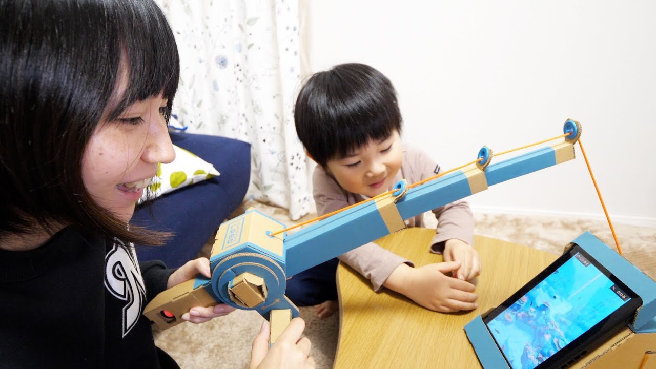 ニンテンドーラボ リモコンカー＆釣りで遊んだよ