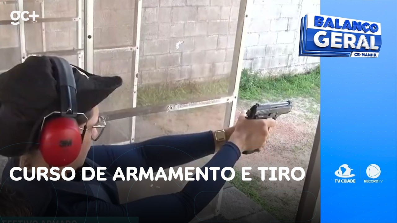 Guarda Municipal faz curso de armamento e tiro com teoria e aulas práticas | Balanço Geral CE Manhã