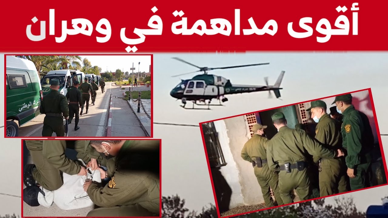 شاهدوا قوات الدرك الوطني في أقوى مداهمة بواسطة المروحيات لأوكـ..ار الجـ..ريمة والمخـ..درات بوهران