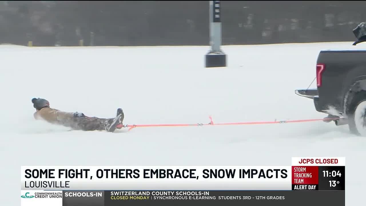 Some fight, others embrace snow impacts