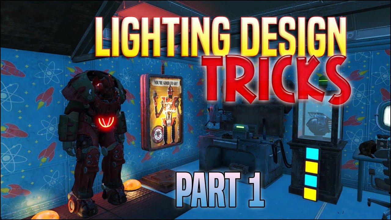 Lighting Design Tricks 💡 Fallout 4 No Mods Shop Class