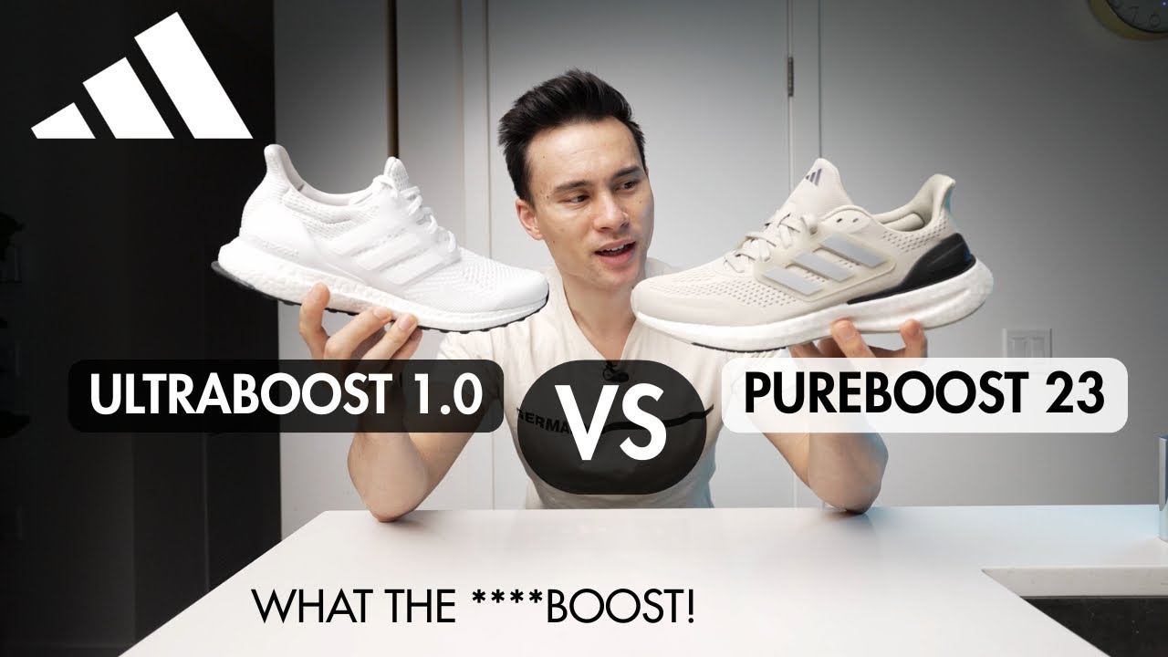 ADIDAS PUREBOOST 23 против ULTRABOOST 1.0