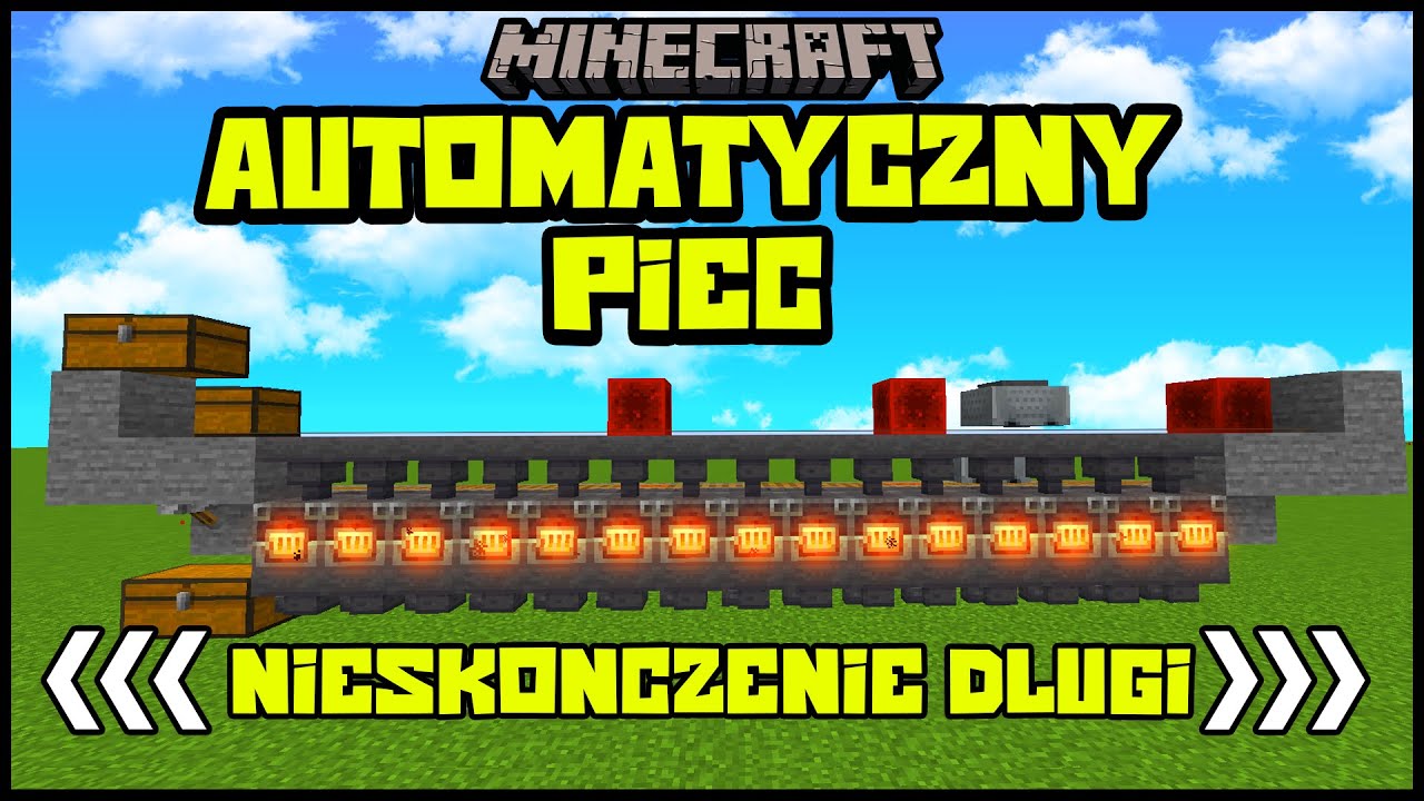 AUTOMATYCZNY PIEC w MINECRAFT | Minecraft Mechanizmy | #9