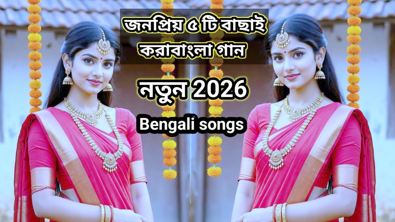 সেরা জনপ্রিয় ৫ টি বাছাই করা বাংলা গান l Top 5 most popular selected Bengali songs l #love #music