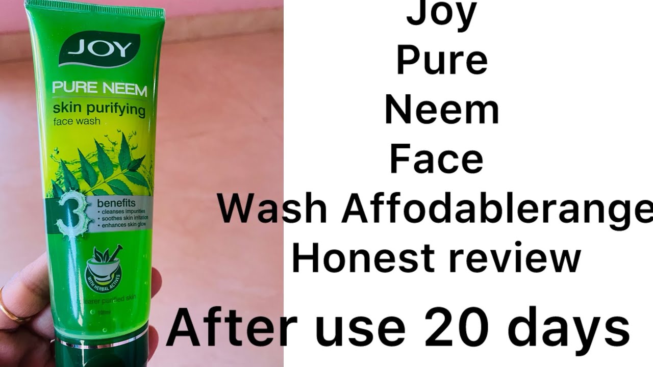 Joy pure neem face wash || Affodablerange,honest review #facewash @Divya745