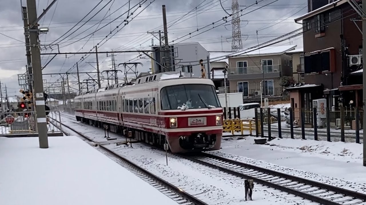 南海電鉄 高野線　雪の中を大迫力で爆走‼︎