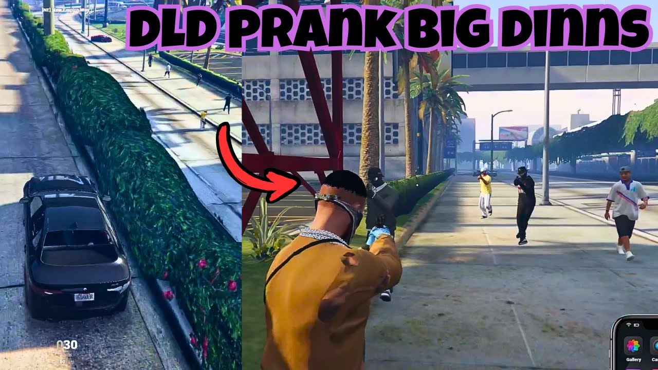 DLD (Manor) Get 5 10 Gang to Prank Big Dinns at LSIA | TIME2RP GTA