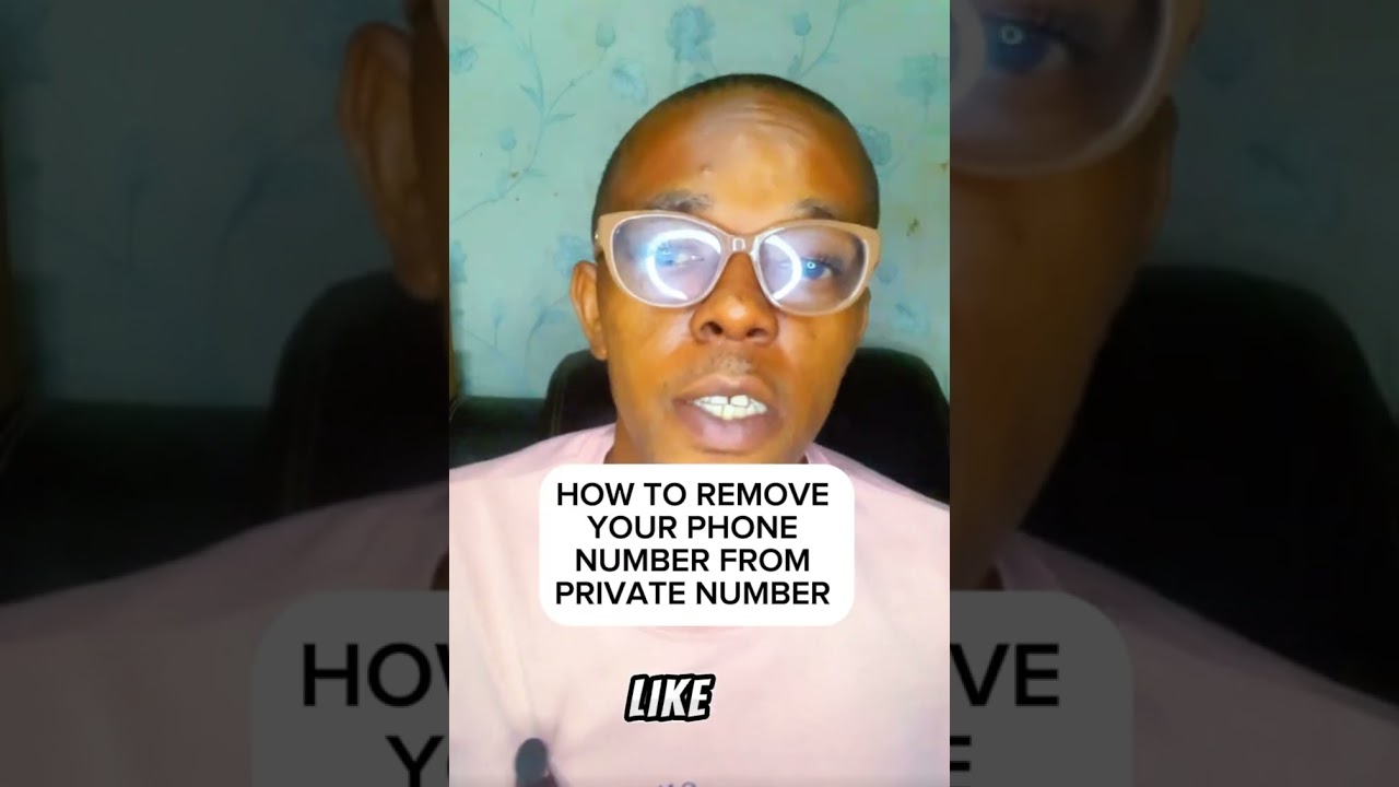 How to remove your phone number from  private numbers