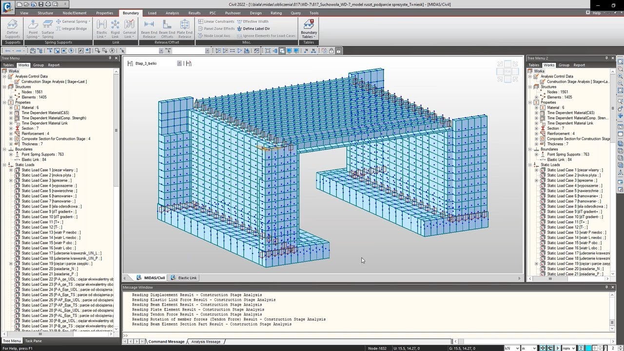 midas Civil webinar | Projektowanie mostowego układu ramowego z belek prefabrykowanych &ndash; wskaz&oacute;wki