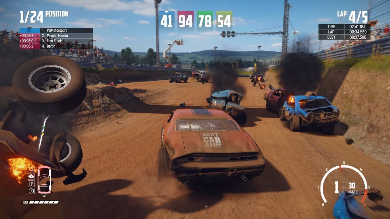 Wreckfest | Team Race | Crash Canyon Main Circuit | Speedbird GT