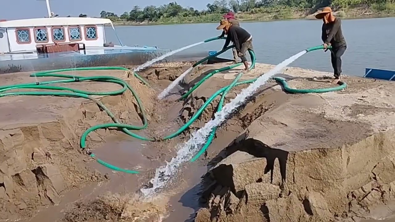 ផ្ដើមបូមខ្សាច់ដំបូង🇰🇭