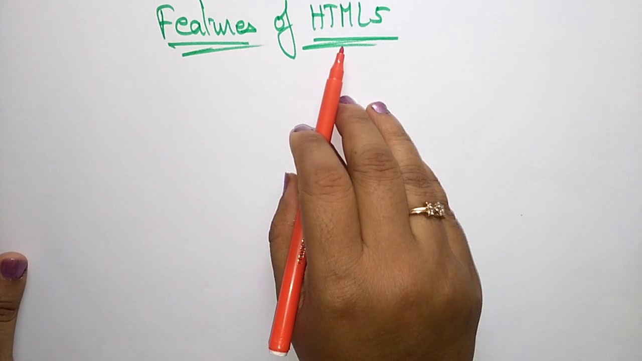 HTML5 tutorial | Features | HTML | Lec-03 | Bhanu Priya