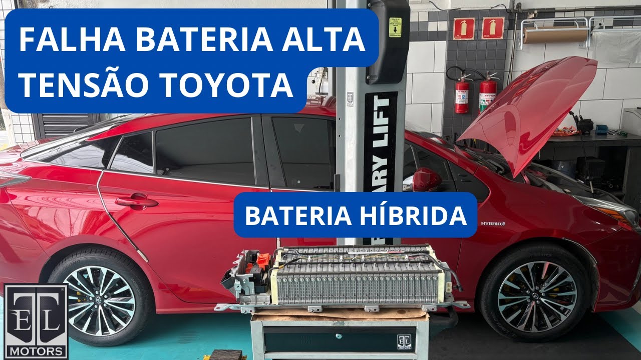 PROBLEMAS BATERIA HÍBRIDA TOYOTA AQUECIMENTO BATERIA ALTA TENSÃO COROLLA E PRIUS