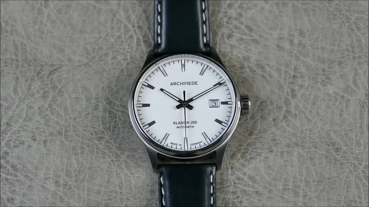 На запястье, с рук: Archimede &ndash; Klassik 200, стильные и эффективные, основательные, но не перегруженные!
