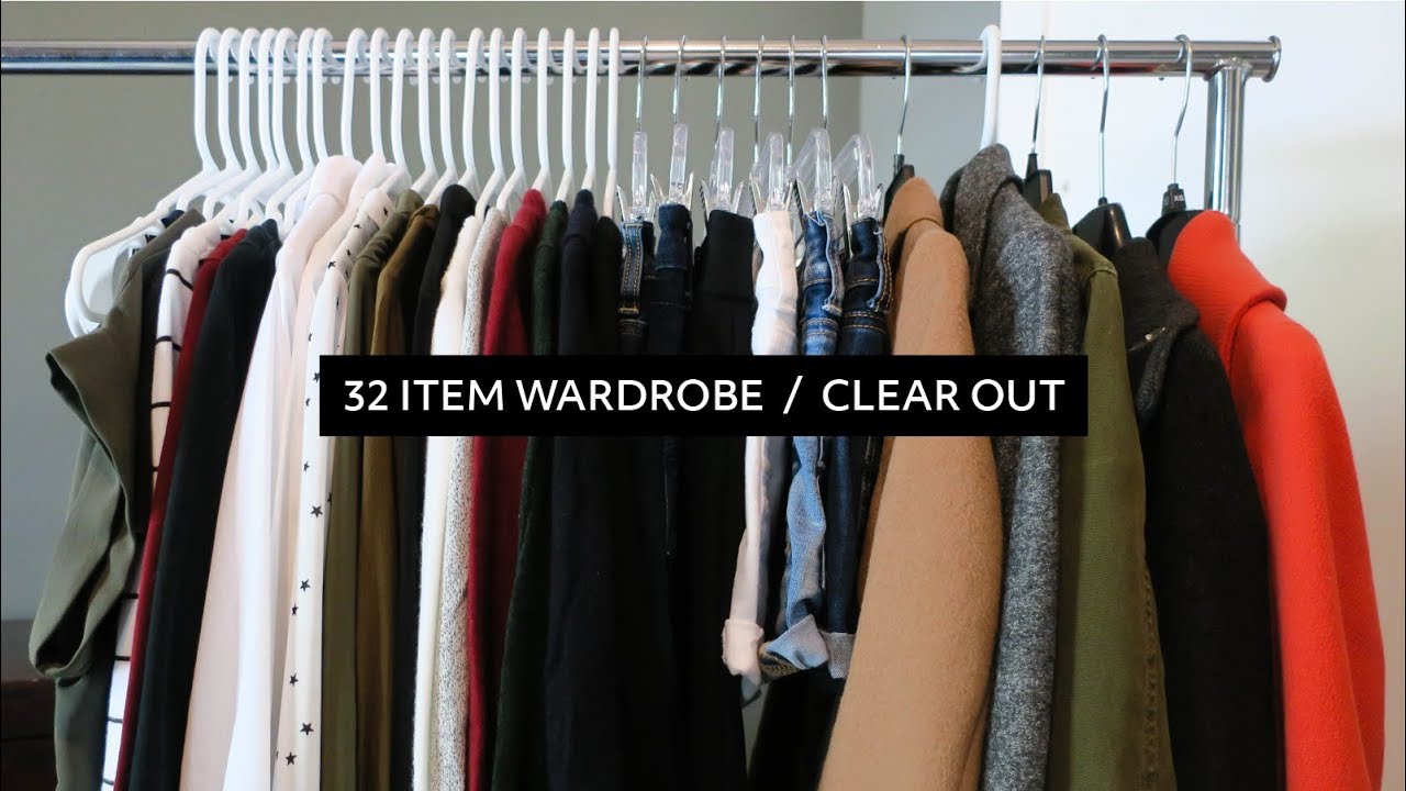 Minimalist Wardrobe Declutter: 32 Pieces for the Year