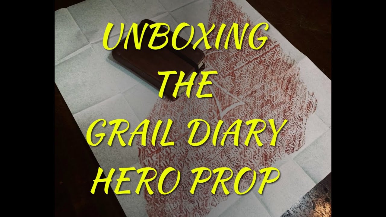 UNBOXING THE GRAIL DIARY HERO PROP FROM SWAKPROPS