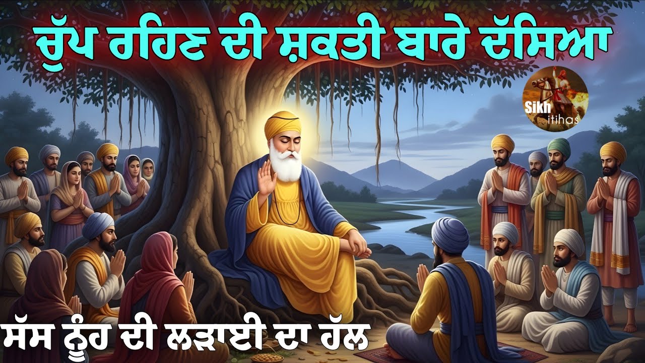 ਚੁੱਪ ਰਹਿਣ ਦੀ ਸ਼ਕਤੀ || ਸੱਸ ਨੂੰਹ ਦੀ ਲੜਾਈ ਦਾ ਹੱਲ || Guru Nanak Dev Ji || Sikh Itihas