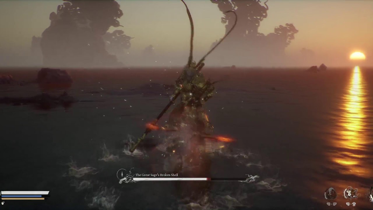 WUKKONG-SSPARRING  WITH GGREAT SSAGE