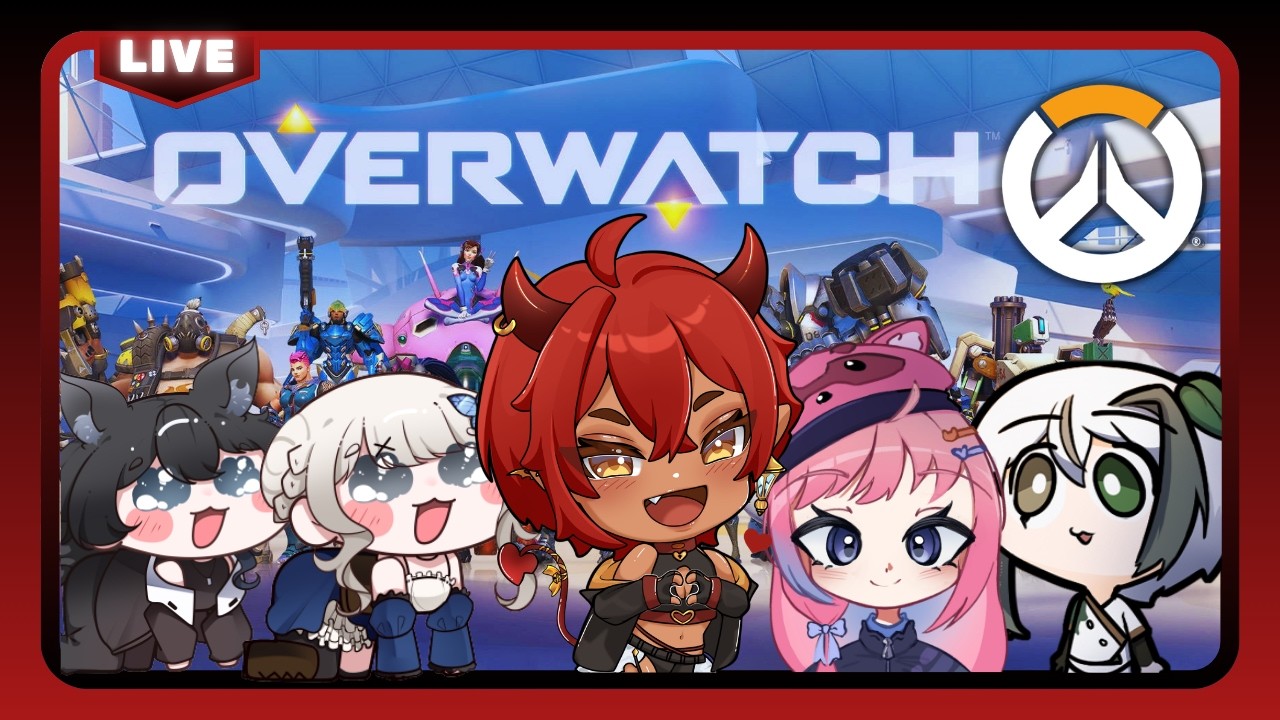 【OVERWATCH】Overwatch with friends ꉂ(˵˃ ᗜ ˂˵)
