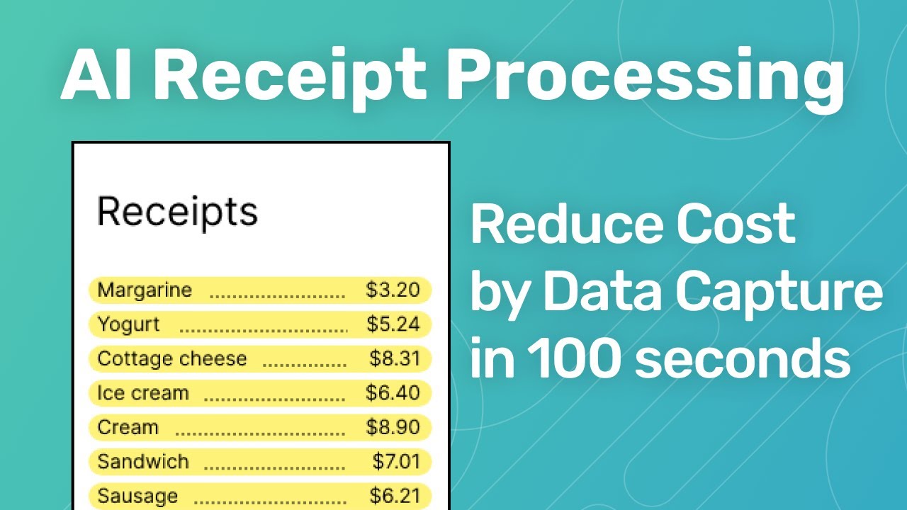 AI Receipt Capture in 100 seconds