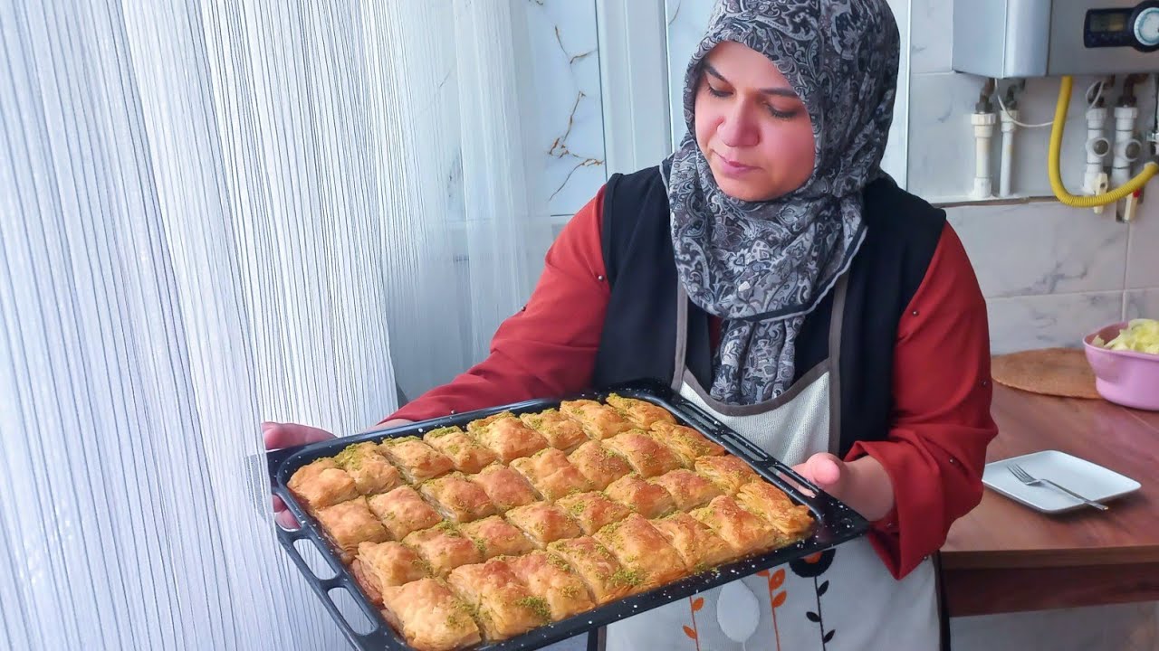Oklavasız kat kat çıtır çıtır el açması baklava tarifi 💯 önemli püf noktası ile baklava tarifi ❓️