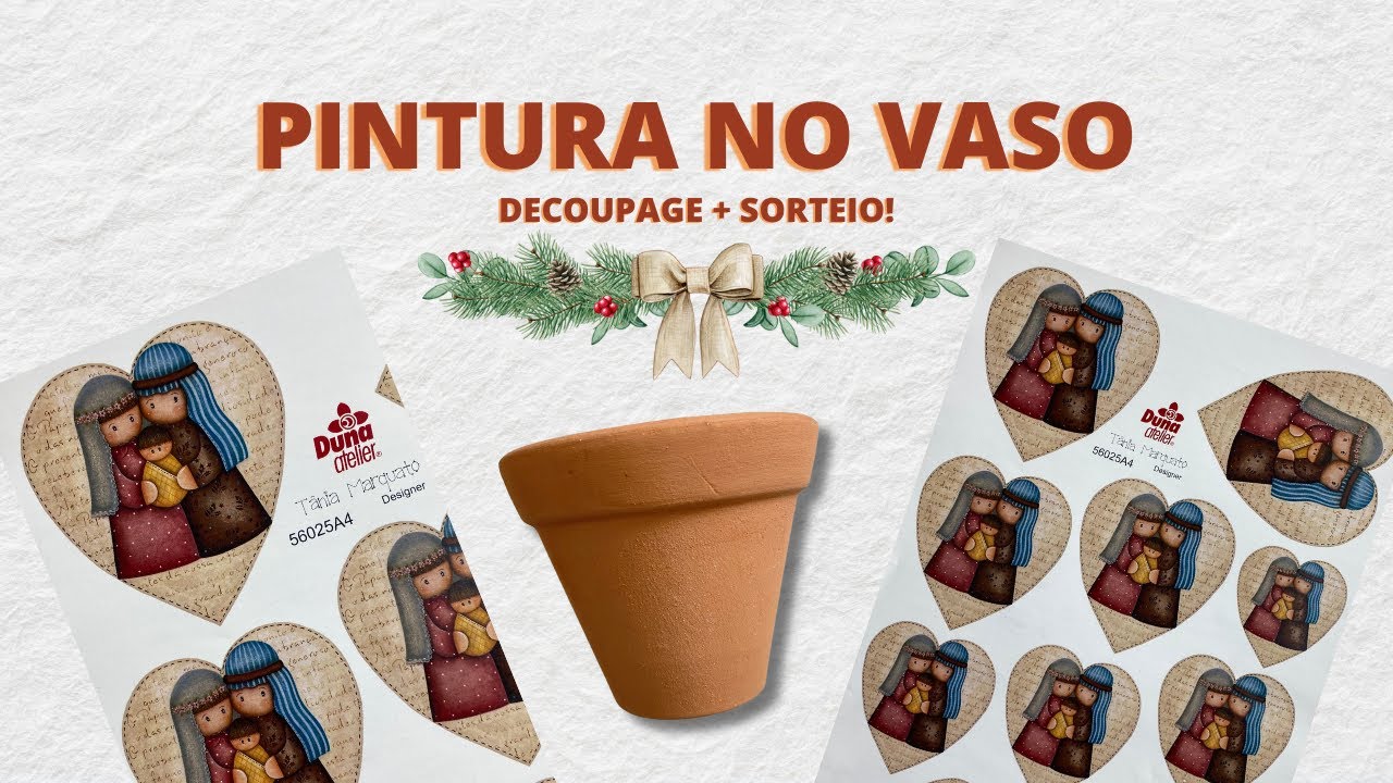 🎄Ideia Incrível Para o Natal: Pintura no Vasinho + Sorteio!