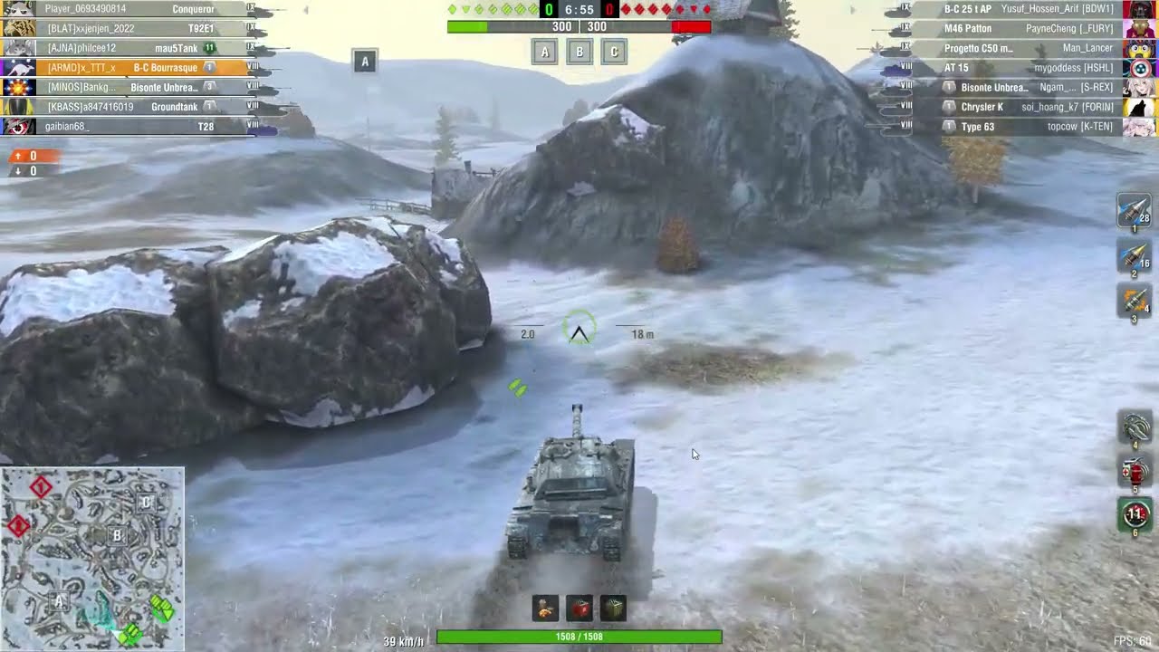 WoT Blitz - BC Bourrasque Mastery