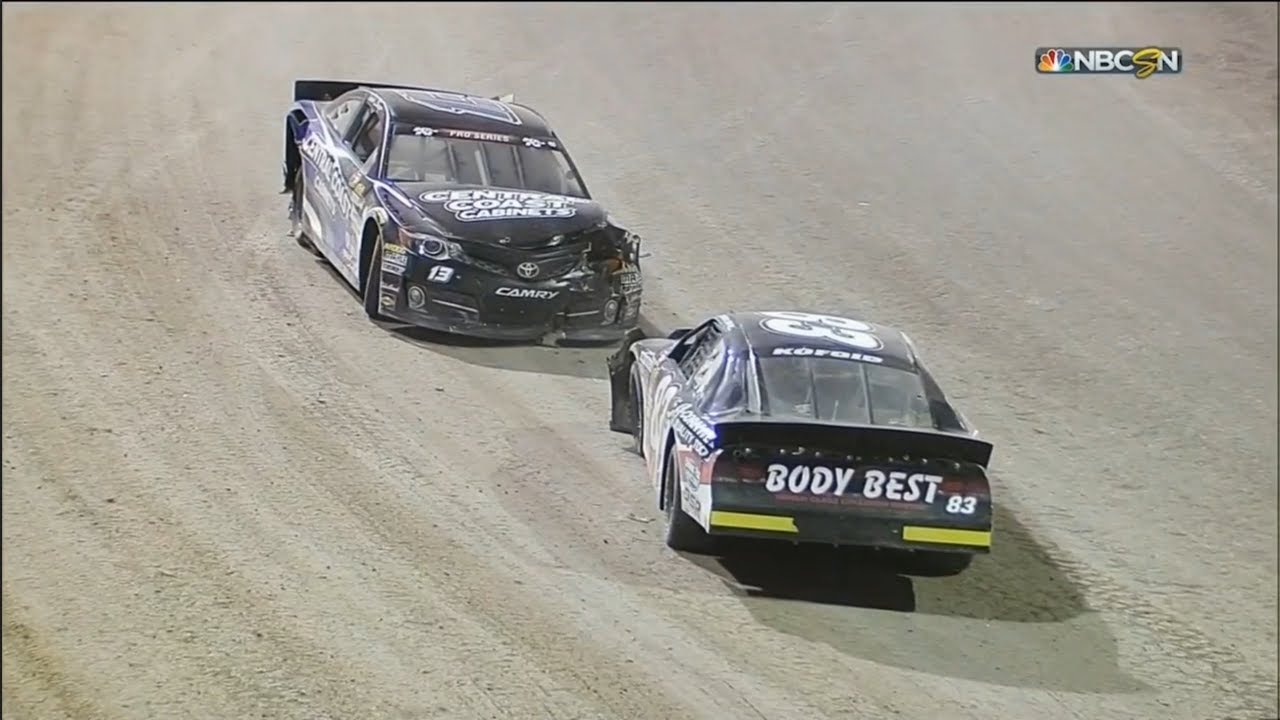 NASCAR K&N Pro Series West 2018. Las Vegas Motor Speedway Dirt Track. Start