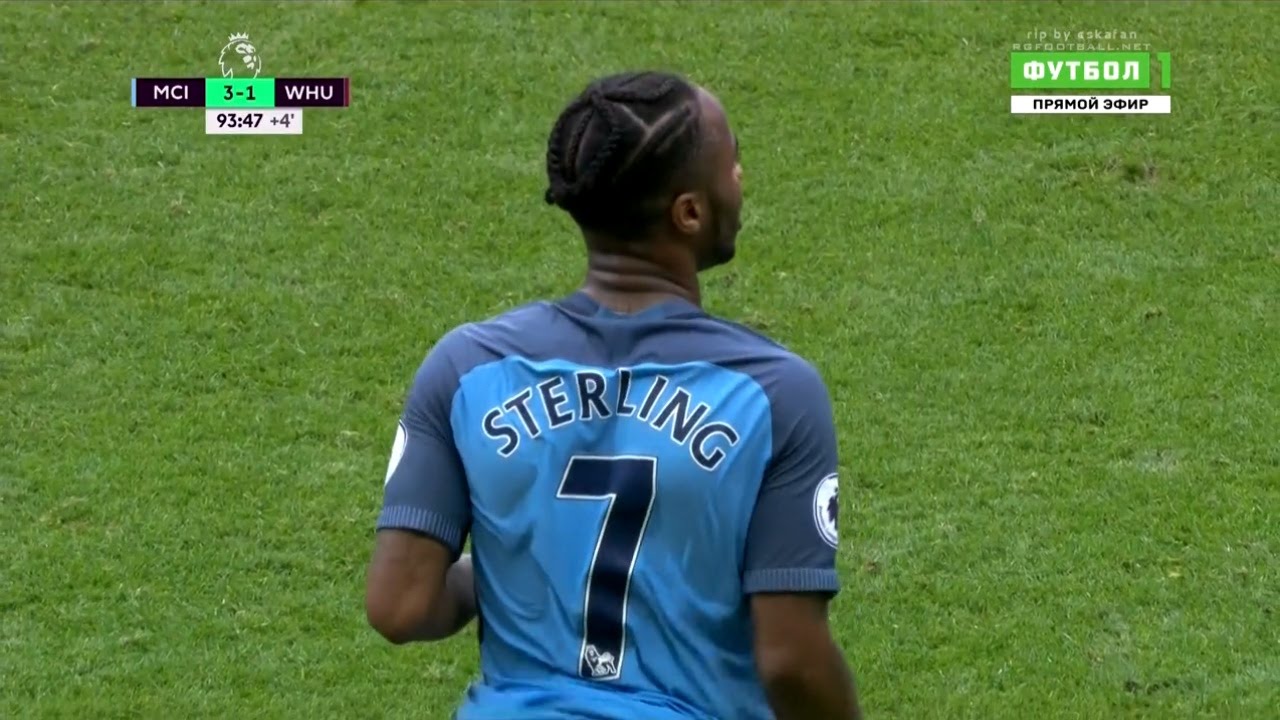 Raheem Sterling vs West Ham (Home) 28/8/2016 HD 720p 50fps