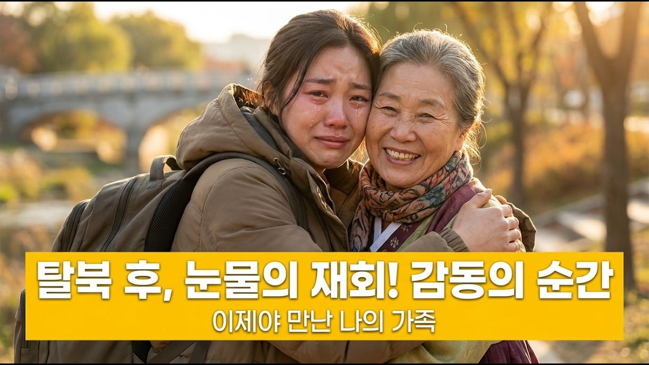 탈북 후, 눈물의 재회! 감동의순간