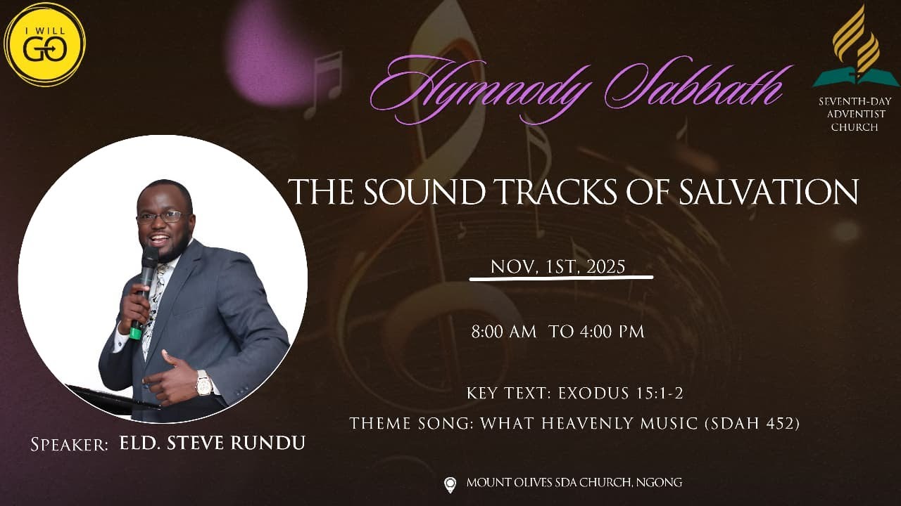 HYMNODY SABBATH //THE SOUND TRACKS OF SALVATION// Eld. STEVE RUNDU //01/11/2025