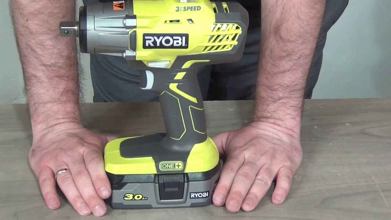 #279 - Ryobi akumulatorowy klucz udarowy  R18IW3-0 400Nm 3 biegi