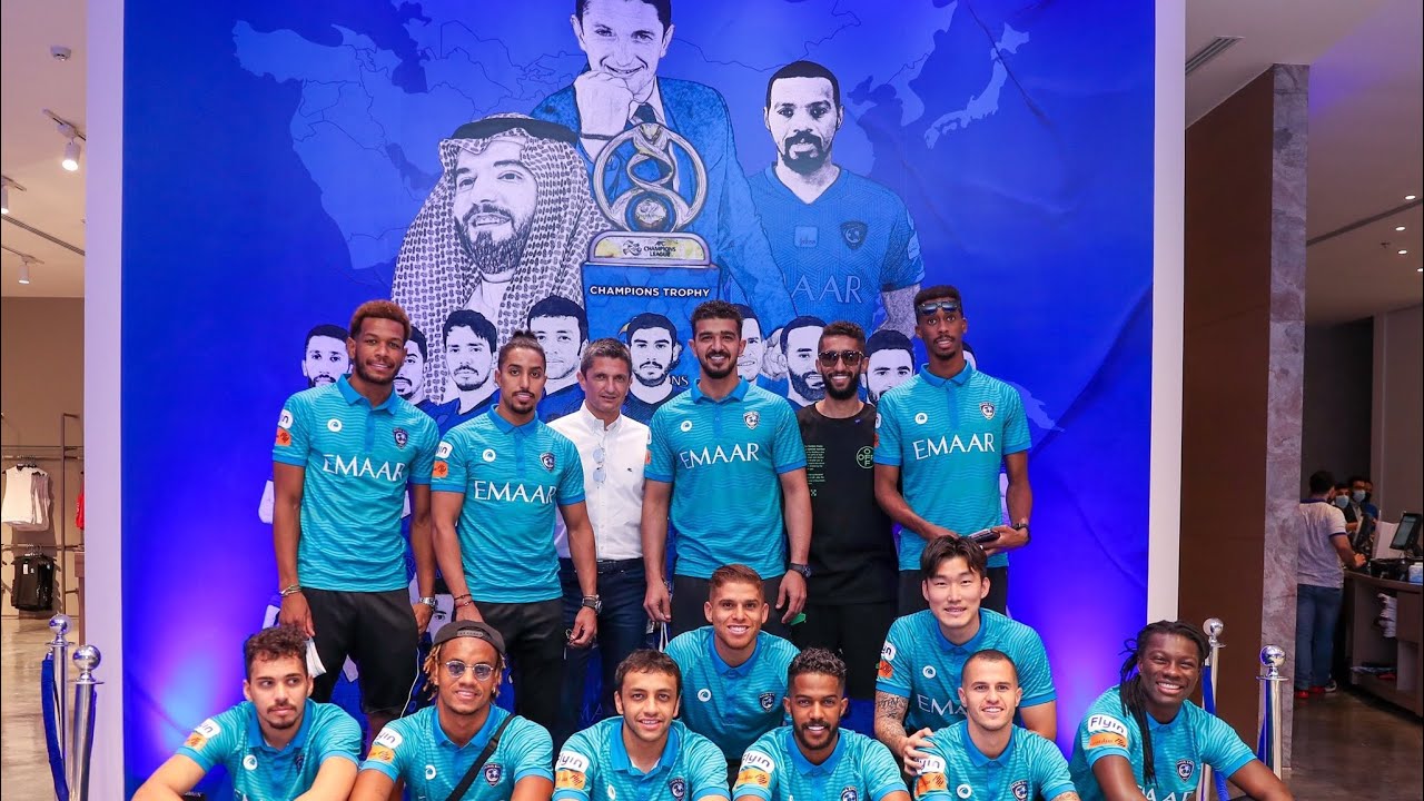 تغطية افتتاح متجر #الهلال🔥💙