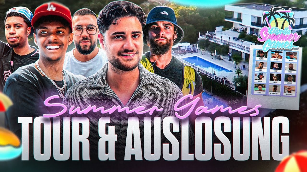 ELIGELLA SUMMER GAMES MIT 15 STREAMERN IN KROATIEN!🇭🇷 VILLA TOUR + TEAM AUSLOSUNG 🏡🔥