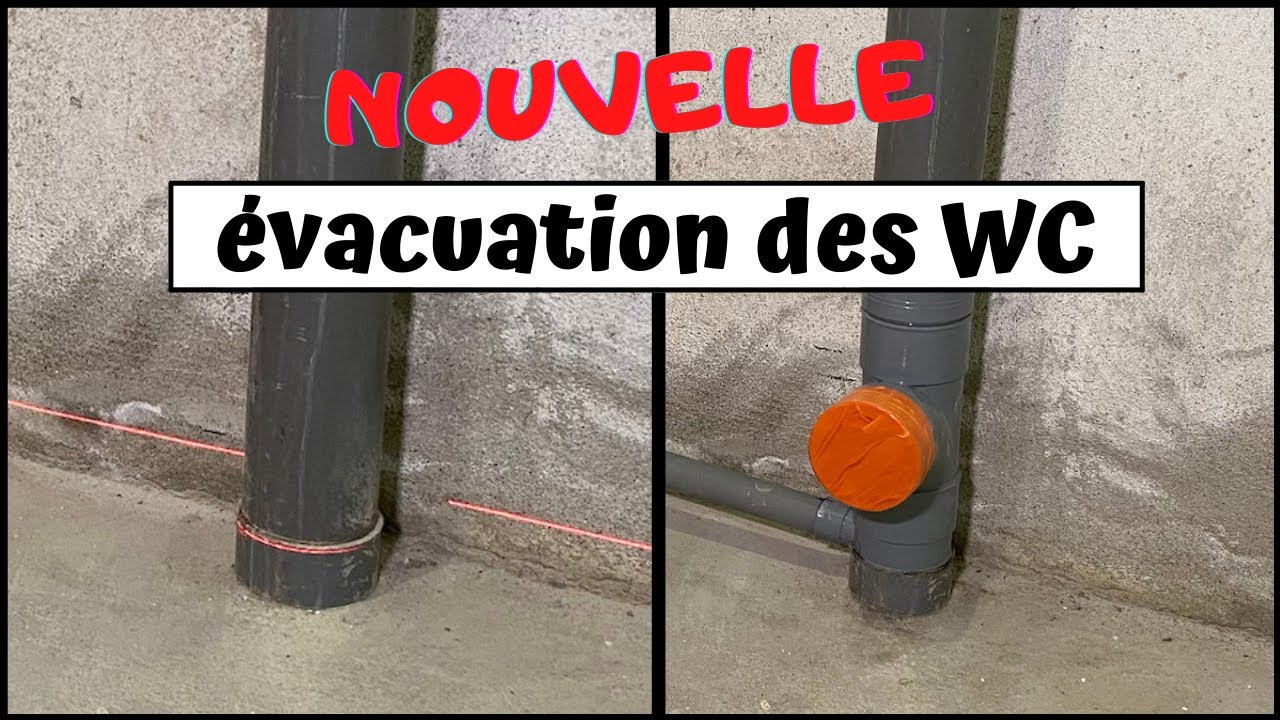 Création d'écoulement pour un WC