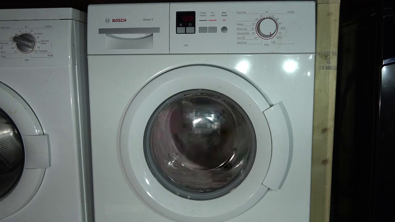 Bosch MAXX 6 WFB24161GB : Final spin 1200rpm and results