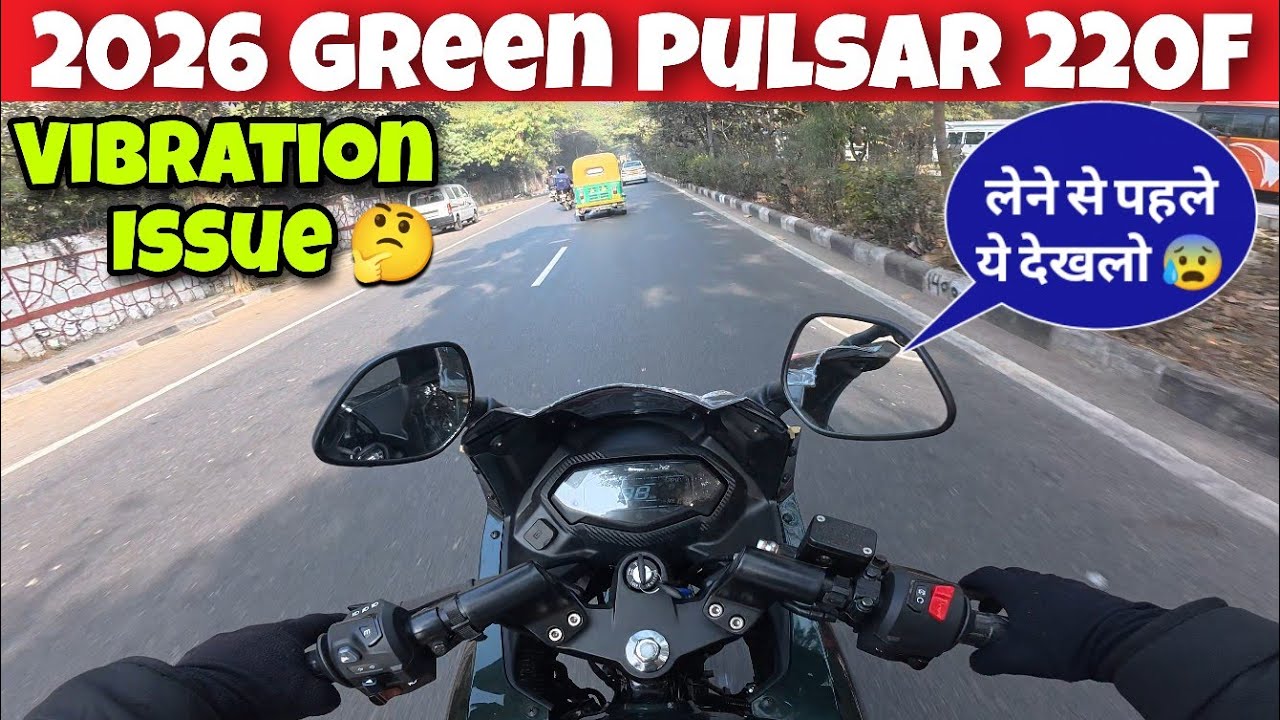 2026 Bajaj Pulsar 220F Major 5 Updates Detailed Ride Review 🥵 Engine Noise Performance Review