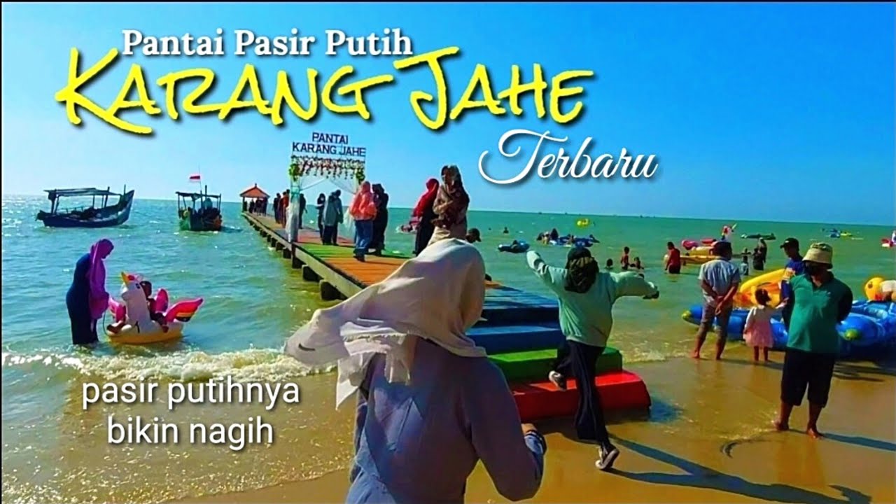 PANTAI KARANG JAHE REMBANG | PESONA PASIR PUTIHNYA BIKIN NAGIH