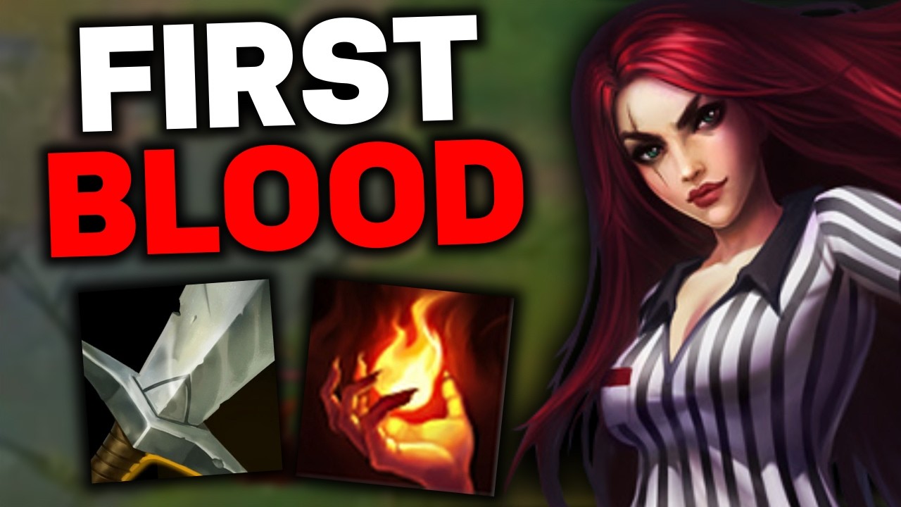 HOW TO GET FIRST BLOOD EVERY GAME ON KATARINA - Season 14 Katarina Guide