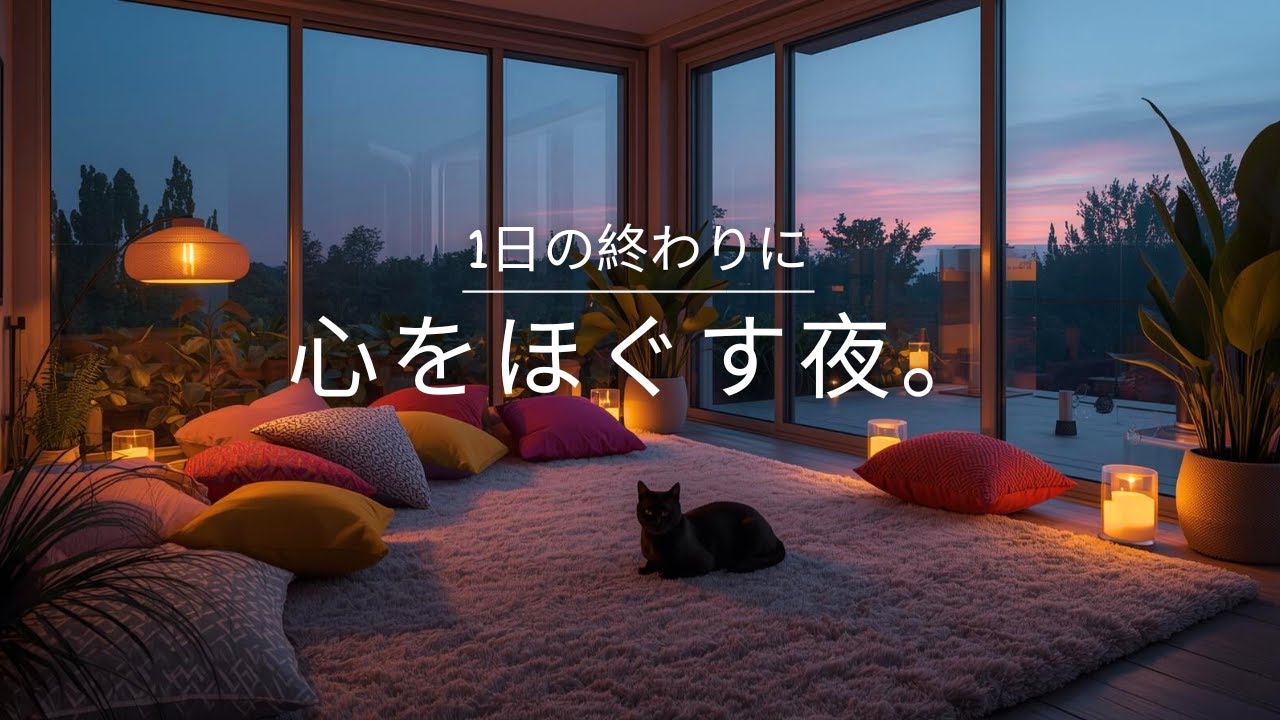 【夜の癒しBGM】1日の終わりに、心をほぐす夜。| Guitar Lofi & Deep Sleep Ambience 🌙