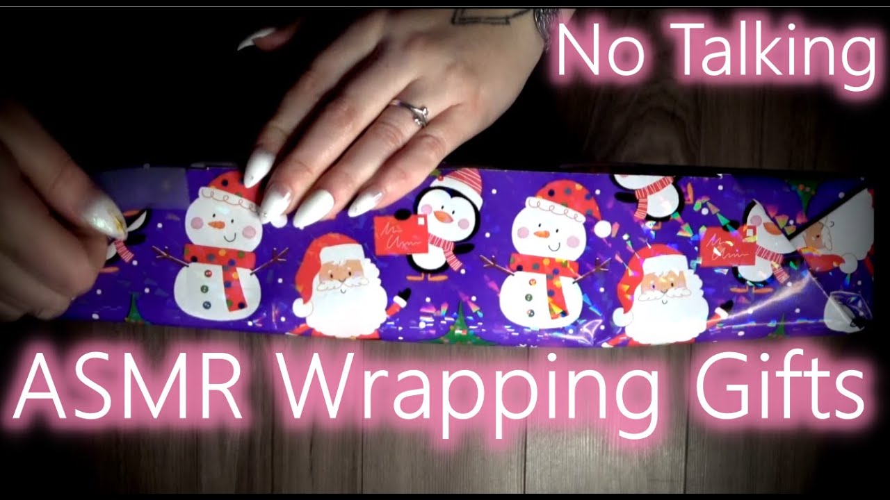 ASMR - Wrapping Christmas Gifts (NO Talking)