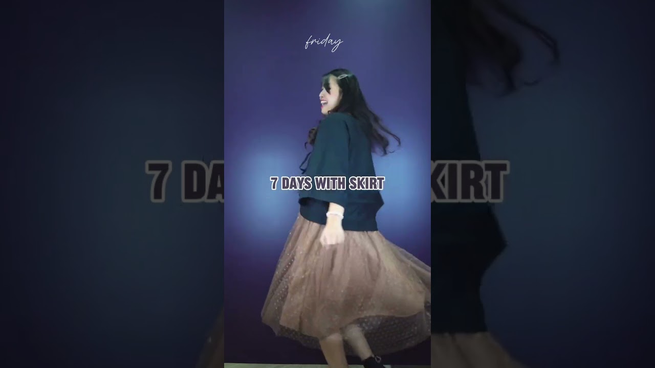 7 Days with skirt💞Which skirt your fav?!😍