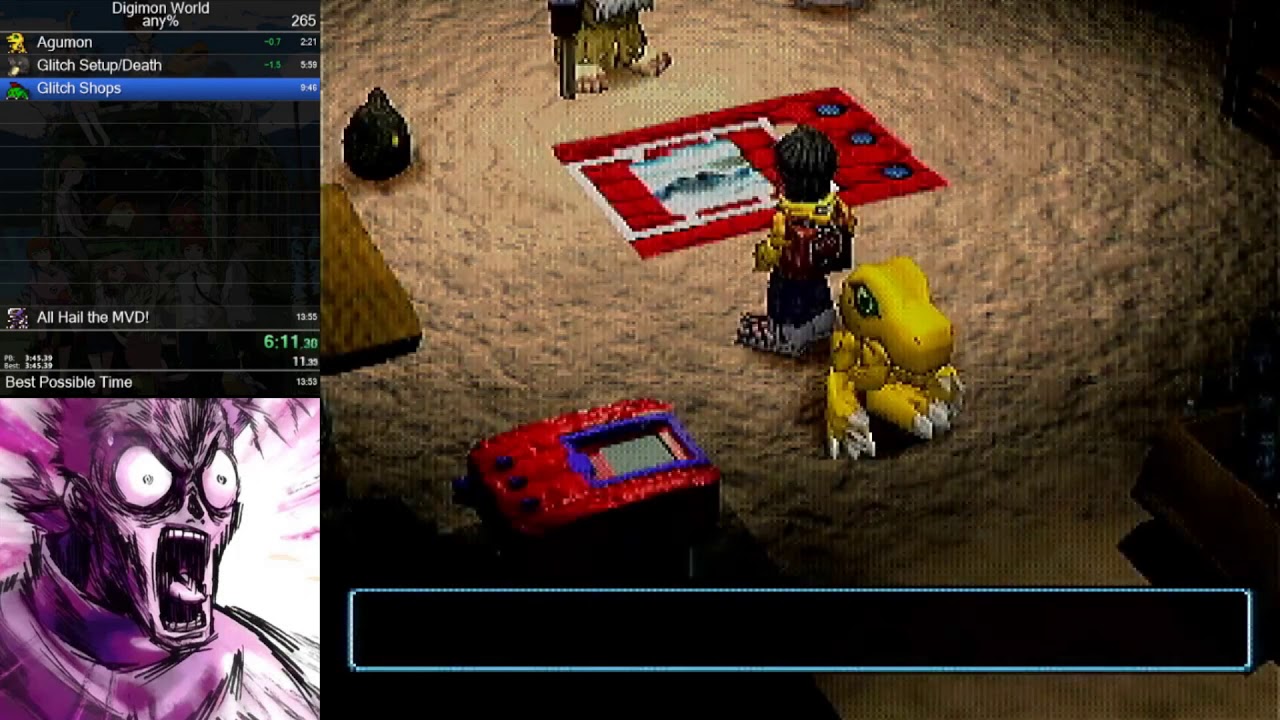 Digimon World Any% Speedrun in 